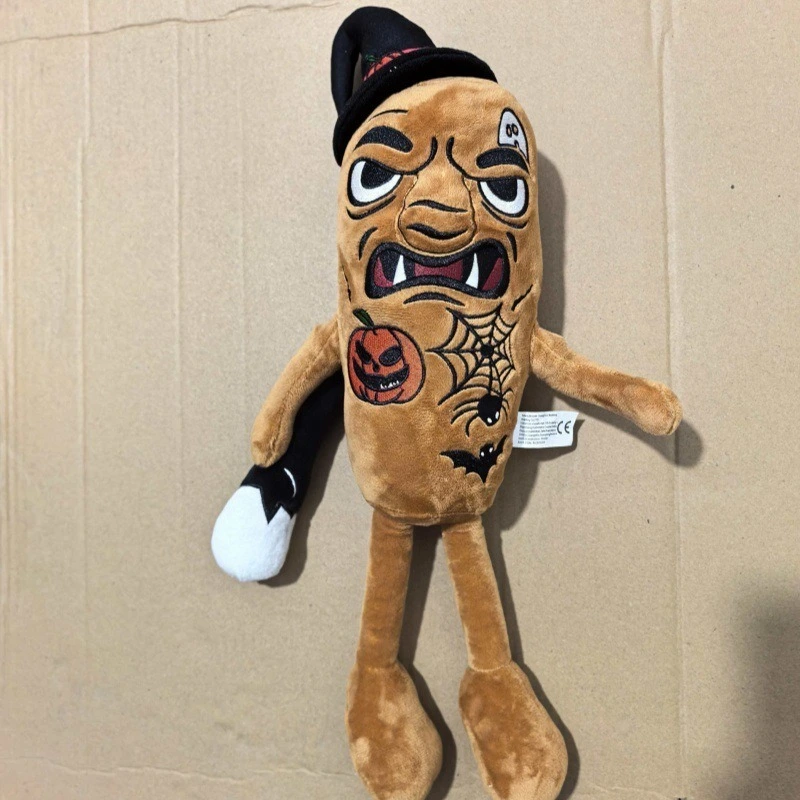 45cm Halloween Edition Tung Tung Tung Sahur Plush - Spooky &amp; Cuddly Character Stuffed Toy 1