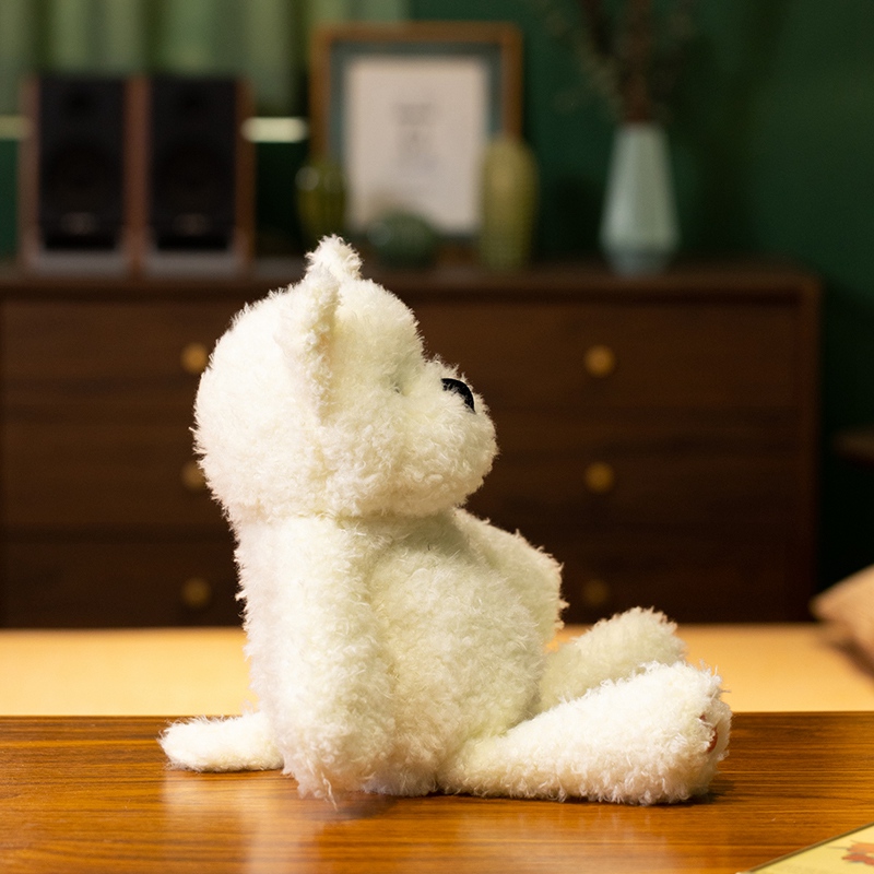 West Highland White Terrier Plush Toy - Cute Stuffed Westie Dog for Kids & Adults 13