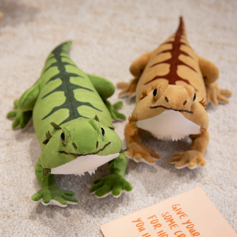 Realistic Bearded Dragon Plush Toy - Lifelike Reptile Stuffed Animal for Kids & Adults 11