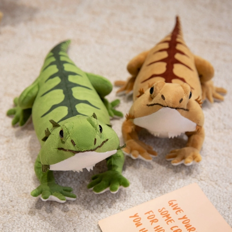 Realistic Bearded Dragon Plush Toy - Lifelike Reptile Stuffed Animal for Kids &amp; Adults 1