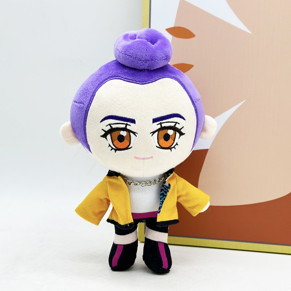 26cm Poupée Rumi Kpop Demon Plush Doll Anime Character Plush Toy  Anime Character Plush Toy Cute Doll with Purple Hair 9