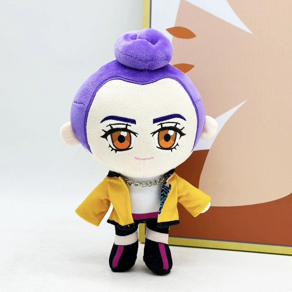 26cm Poupée Rumi Kpop Demon Plush Doll Anime Character Plush Toy  Anime Character Plush Toy Cute Doll with Purple Hair 1