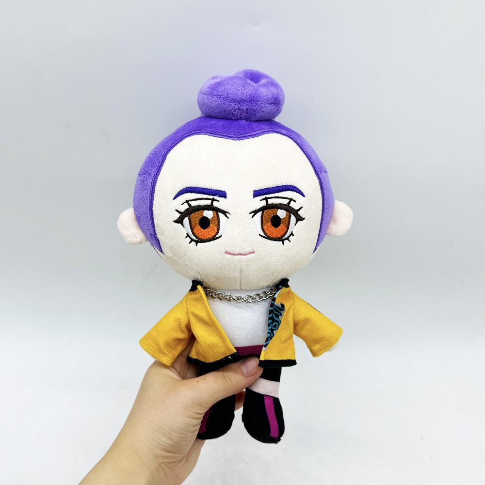 26cm Poupée Rumi Kpop Demon Plush Doll Anime Character Plush Toy  Anime Character Plush Toy Cute Doll with Purple Hair 11