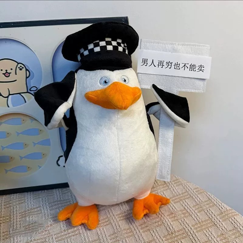 Cool Chef Penguin Plush Toy with Sunglasses & Cooking Spoon - Funny Stuffed Animal Decor 16