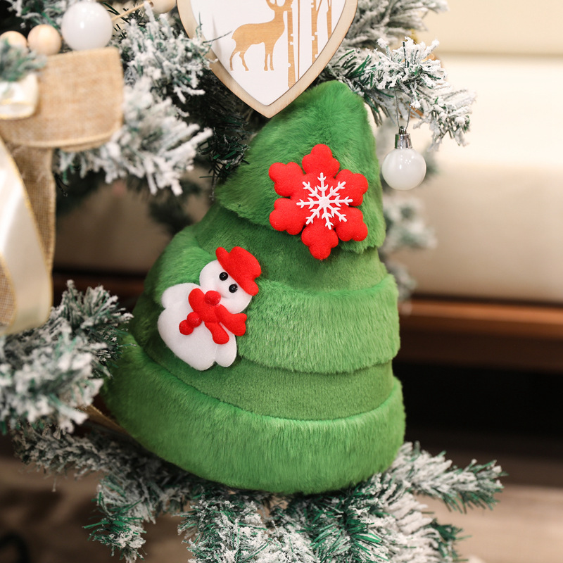 Christmas Tree Plush Toy - Soft Stuffed Tree Doll for Holiday Decor & Kids Gift 13