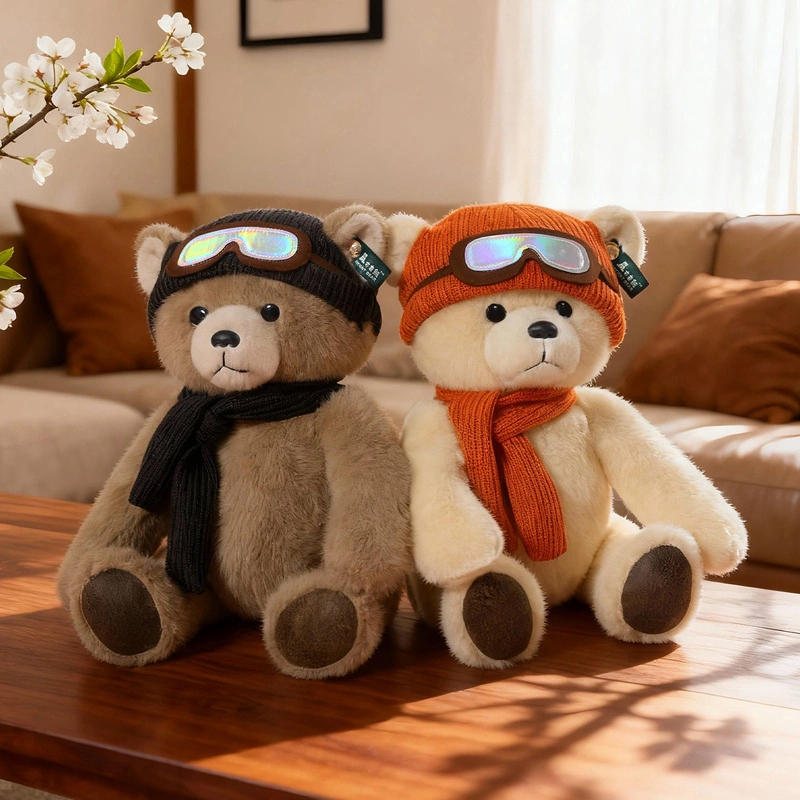 Hooded Teddy Bear Plush Toy - Soft Stuffed Teddy with Hood for Kids &amp; Home Decor 1