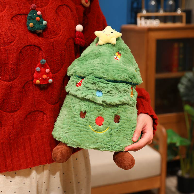 Christmas Tree & Puppy Plush Doll - Cute Soft Stuffed Toy for Holiday Home Decor 12
