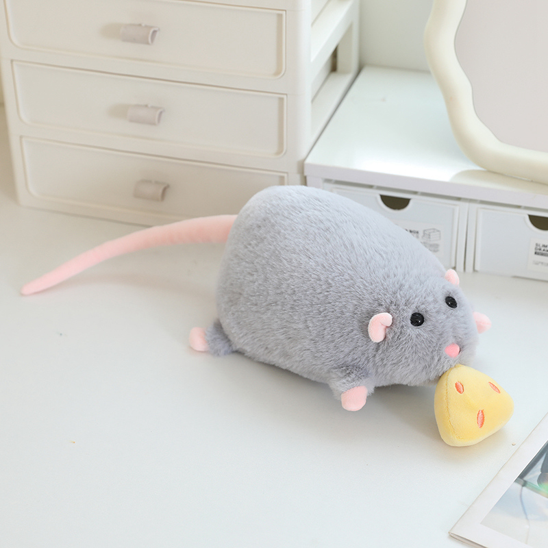 Cheese & Mouse Plush Doll - Cute Soft Stuffed Toy for Kids Bedroom Decor 12