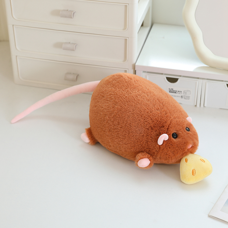 Cheese & Mouse Plush Doll - Cute Soft Stuffed Toy for Kids Bedroom Decor 13