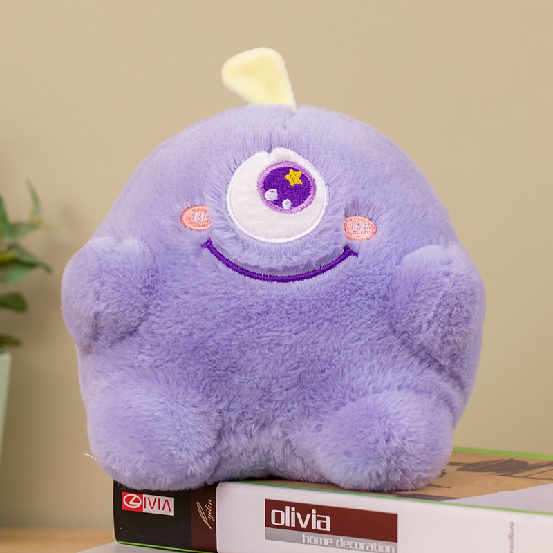 Cute Little Monster Plush Doll - Soft Stuffed Toy for Kids Bedroom Decor 12