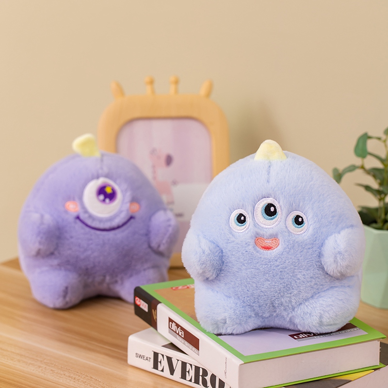 Cute Little Monster Plush Doll - Soft Stuffed Toy for Kids Bedroom Decor 14