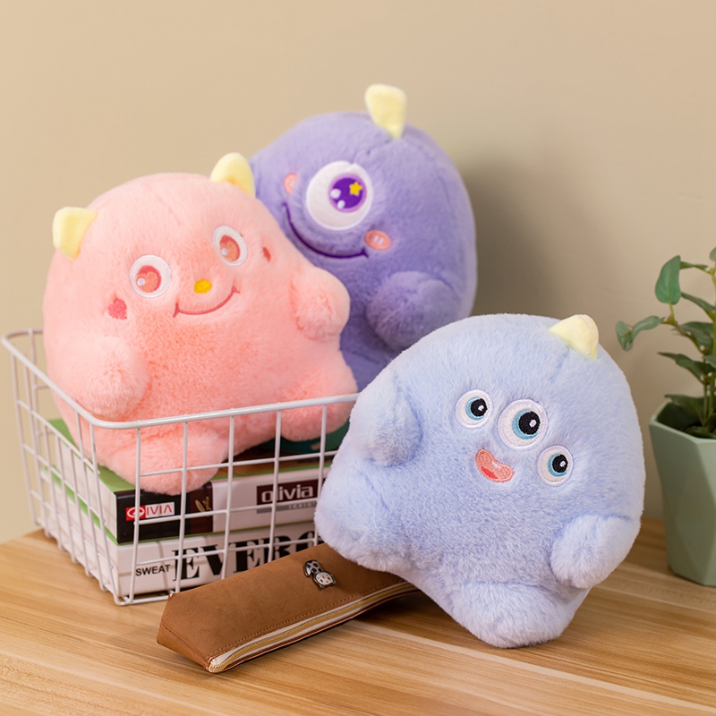 Cute Little Monster Plush Doll - Soft Stuffed Toy for Kids Bedroom Decor 16