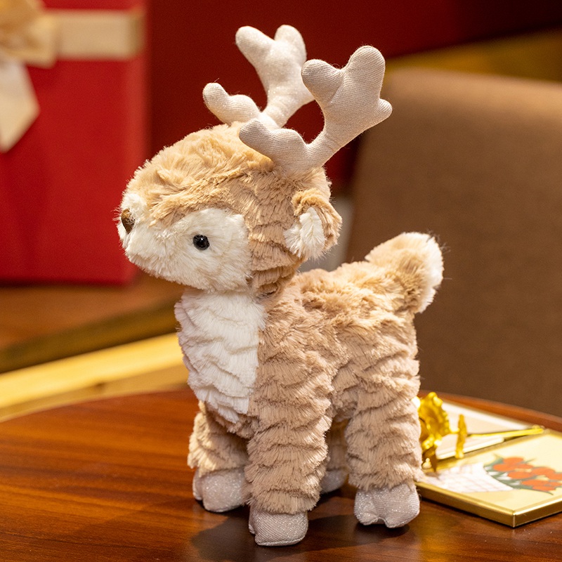 Festive Christmas Plush Doll Collection - Soft Stuffed Santa & Snowflake Toys 13