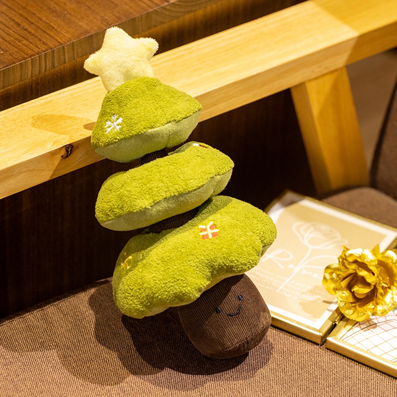 Festive Christmas Plush Doll Collection - Soft Stuffed Santa & Snowflake Toys 12