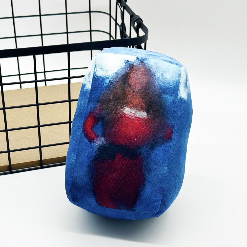 Artistic Abstract Portrait Plush Sculpture – Custom Art-Inspired Decor for Home & Unique Gift 12