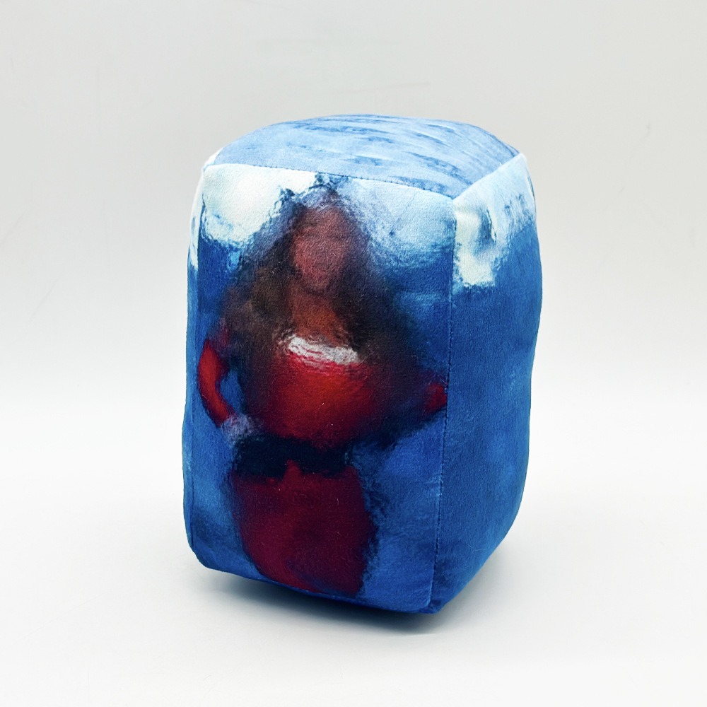 Artistic Abstract Portrait Plush Sculpture – Custom Art-Inspired Decor for Home & Unique Gift 15