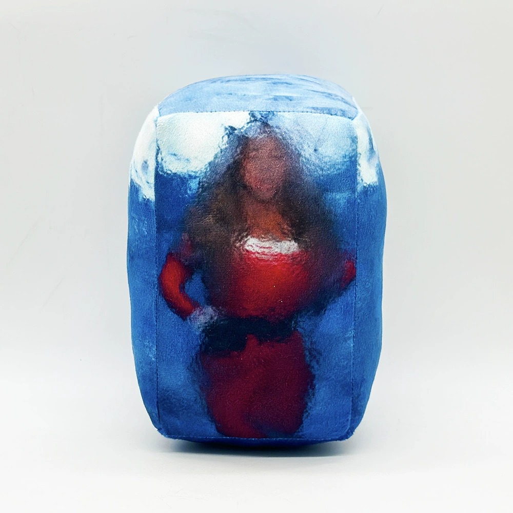 Artistic Abstract Portrait Plush Sculpture – Custom Art-Inspired Decor for Home & Unique Gift 19