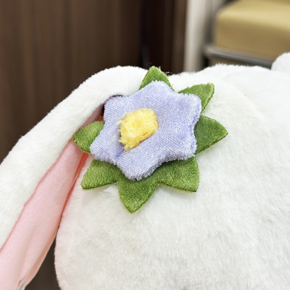 Cute White Bunny Plush Backpack with Easter Egg Pouch - Adorable Stuffed Animal Bag for Kids, Creative Companion Gift 20