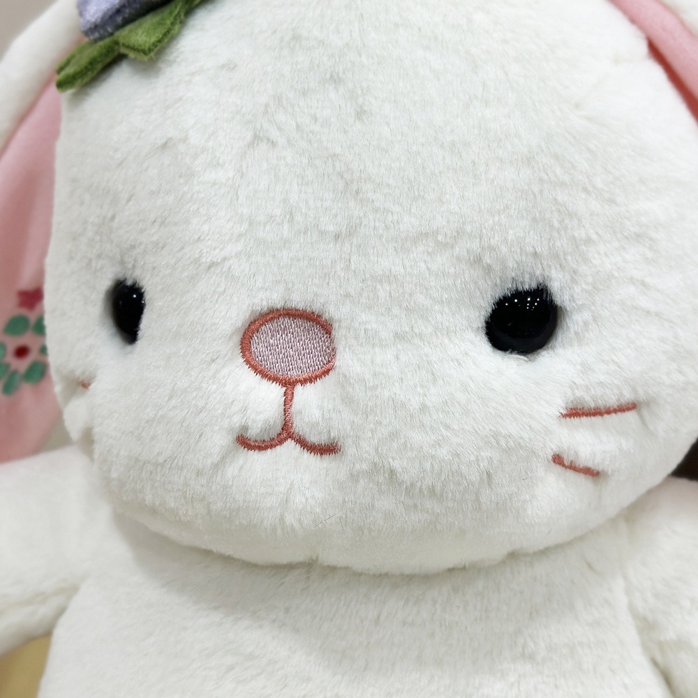 Cute White Bunny Plush Backpack with Easter Egg Pouch - Adorable Stuffed Animal Bag for Kids, Creative Companion Gift 21