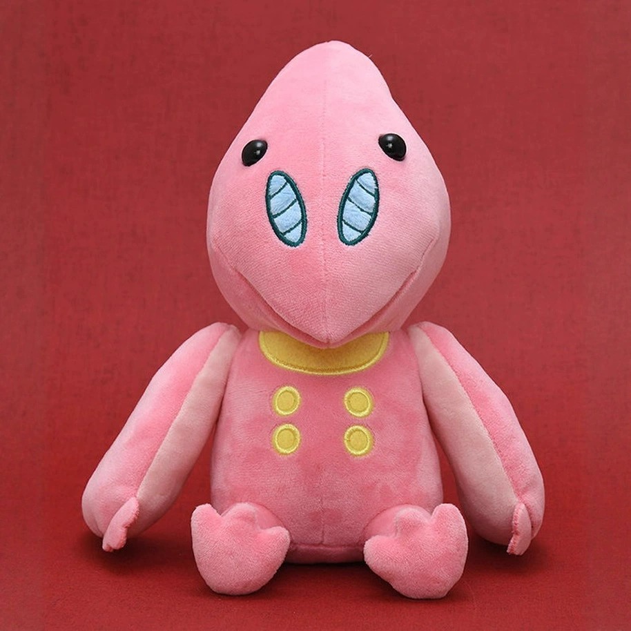 20cm Adorable Pink Alien-Inspired Plush Toy - Cute Stuffed Creature with Blue Accent Eyes & Soft Fabric 8