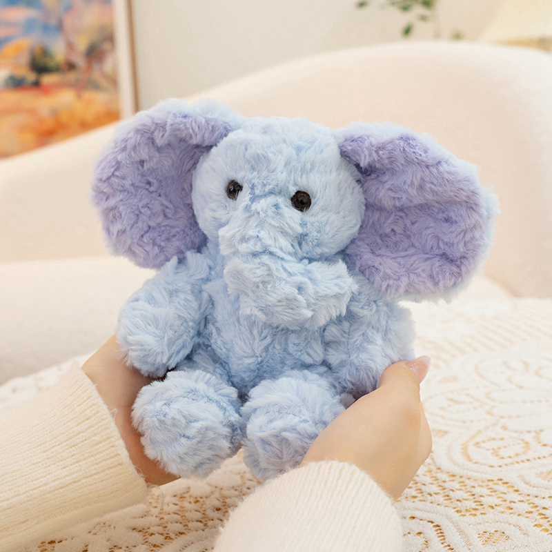Cute Elephant Plush Toy for Kids & Adults - Fluffy Soft Stuffed Elephant Doll with Plush Ears, Perfect for Cuddling Bedr 13