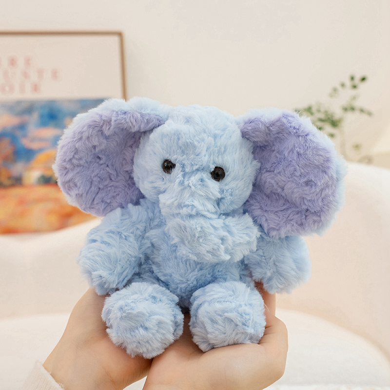 Cute Elephant Plush Toy for Kids & Adults - Fluffy Soft Stuffed Elephant Doll with Plush Ears, Perfect for Cuddling Bedr 14