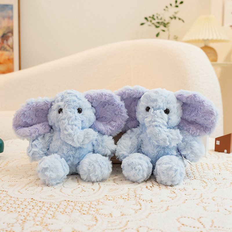 Cute Elephant Plush Toy for Kids & Adults - Fluffy Soft Stuffed Elephant Doll with Plush Ears, Perfect for Cuddling Bedr 16