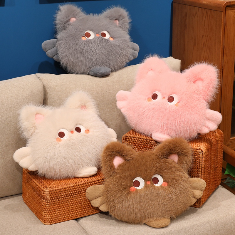 Angel Cat Plush Doll - Cute Winged Cat Soft Stuffed Toy for Decoration & Gift 11