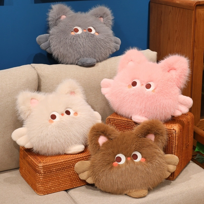 Angel Cat Plush Doll - Cute Winged Cat Soft Stuffed Toy for Decoration &amp; Gift 1