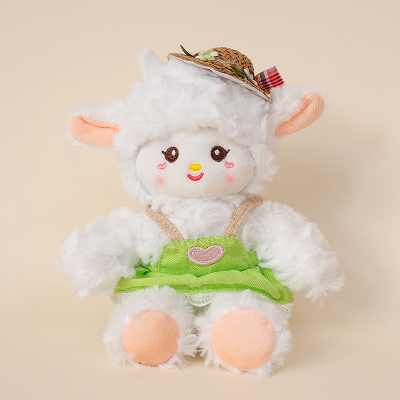 Palm-Sized Lamb Plush Doll - Cute Mini Sheep Soft Stuffed Toy for Kids & Decoration 13