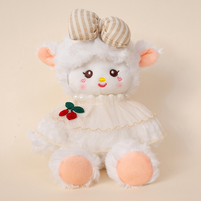 Palm-Sized Lamb Plush Doll - Cute Mini Sheep Soft Stuffed Toy for Kids & Decoration 12