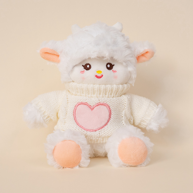 Palm-Sized Lamb Plush Doll - Cute Mini Sheep Soft Stuffed Toy for Kids & Decoration 17