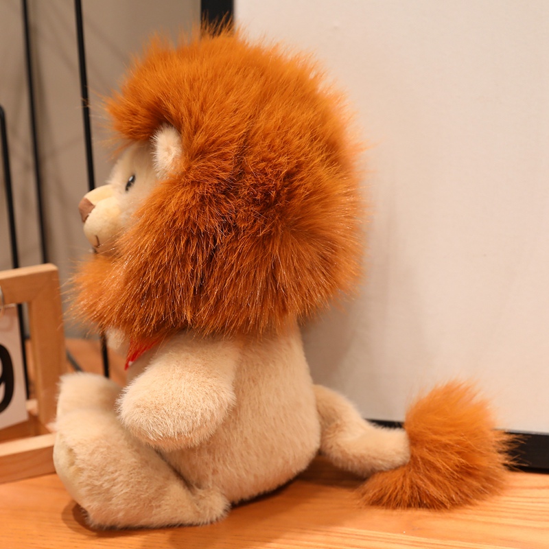 Super Soft Lion Stuffed Animal - Cute Plush Lion Doll with Embroidered Face & Plush Tail, Suitable for Children’s Playti 15