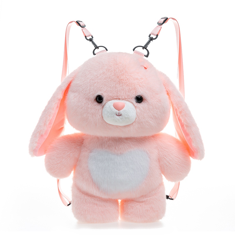 Animal Backpack Plush Toy - Cute Stuffed Animal Bag Doll for Kids 12