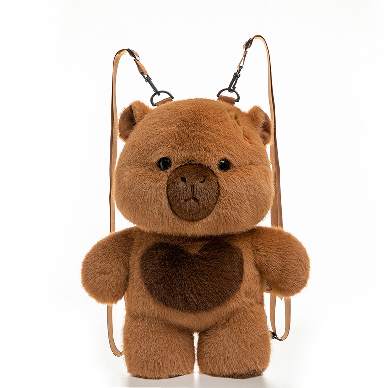Animal Backpack Plush Toy - Cute Stuffed Animal Bag Doll for Kids 15