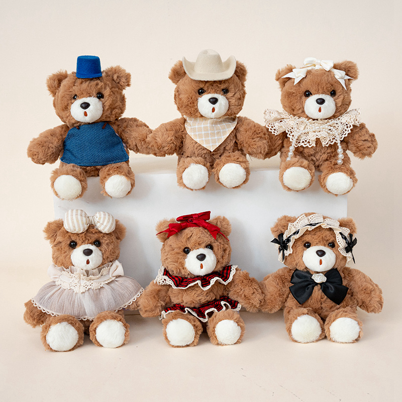 Teddy Bear Plush Toy with Clothes - Dressed Stuffed Bear for Kids & Adults 11