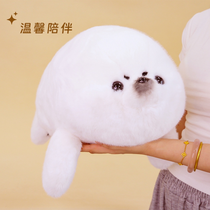 Sea Seal Plush Toy - Cute Stuffed Seal with Soft Fur for Playtime & Cuddles 15