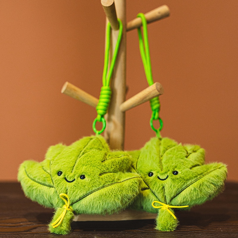 Lucky Plush Toy with Real Grapefruit Leaves - For Clearing Bad Aura 13