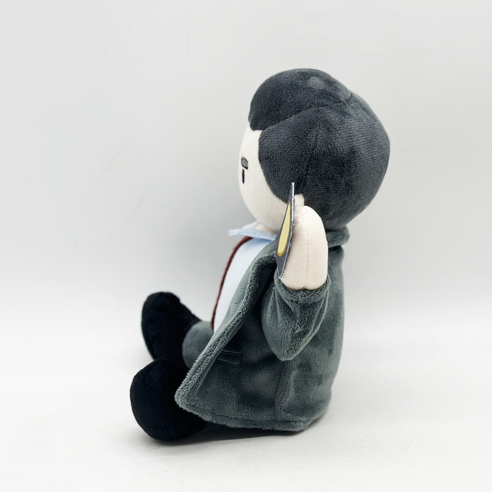 19cm The Naked Gun Plush Detective Plush Toy - Police Officer Stuffed Doll with Gun & Badge, Collectible Figure for Fans 17