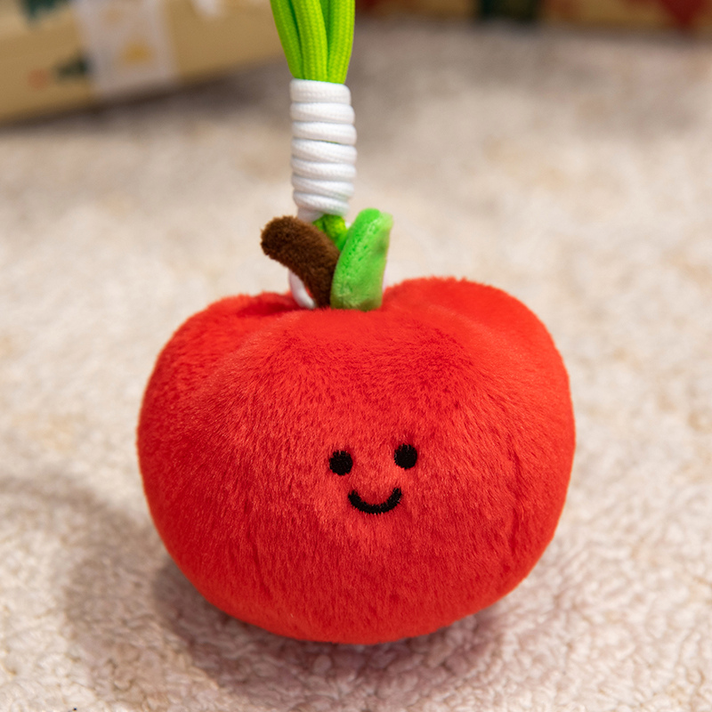 Adorable Fruit & Veg Plush Keychain - Soft Stuffed Design, Food-Themed Accessory for All Ages, Key Organizer & Bag Penda 14