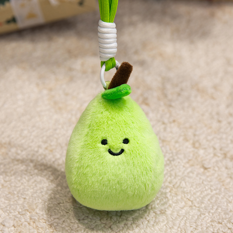 Adorable Fruit & Veg Plush Keychain - Soft Stuffed Design, Food-Themed Accessory for All Ages, Key Organizer & Bag Penda 13