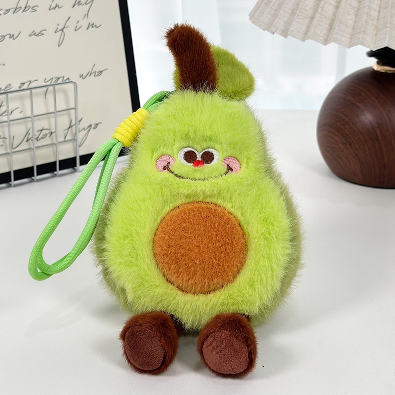 Cute Fruit Plush Keychain - Soft Strawberry Stuffed Key Ring, Fruit-Themed Key Charm for All Ages, Bag Pendant & Gift fo 15