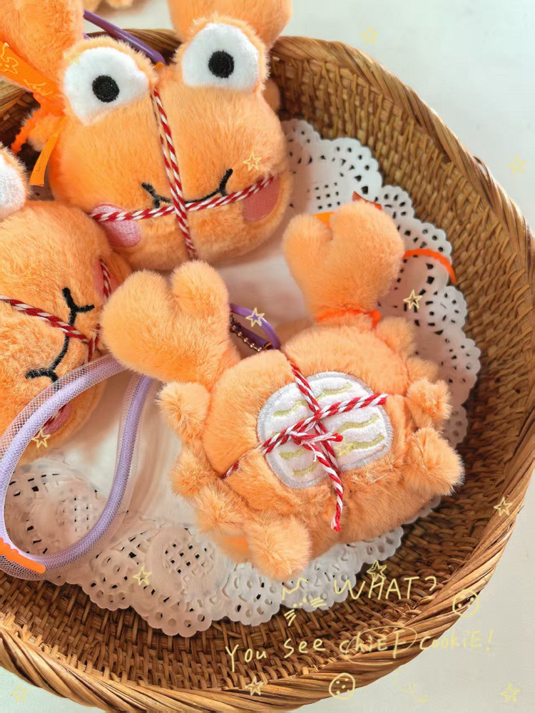 Soft Hairy Crab Plush Toy - Cute Chinese Mitten Crab Stuffed Doll with Plush Claws & Round Body, Suitable for Home Deco 14