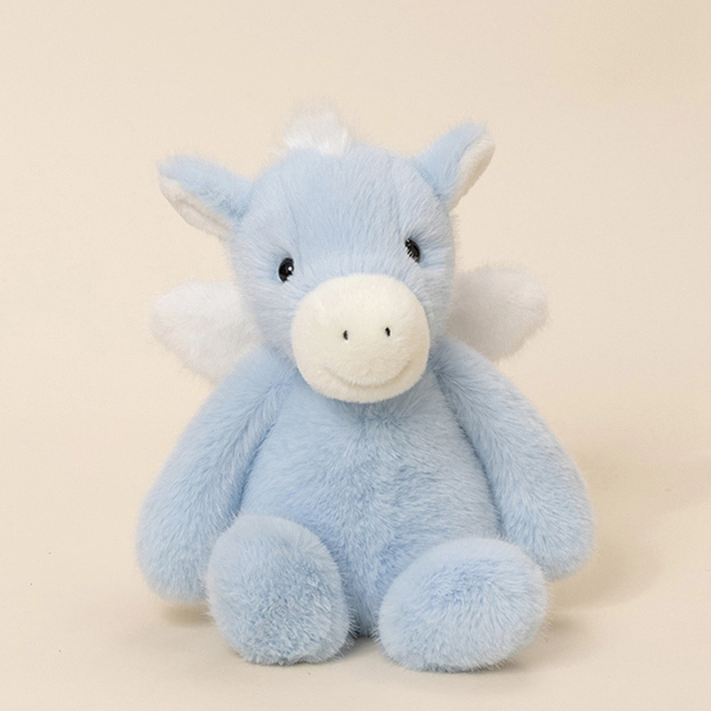 Magical Pegasus Plush Doll - Soft Stuffed Winged Horse Toy for Kids Adults Fantasy Theme Bedroom Decor &amp; Gift 1
