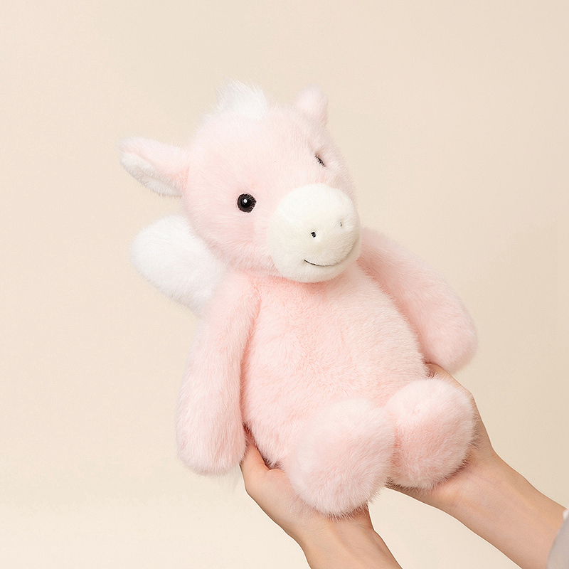 Magical Pegasus Plush Doll - Soft Stuffed Winged Horse Toy for Kids Adults Fantasy Theme Bedroom Decor & Gift 15