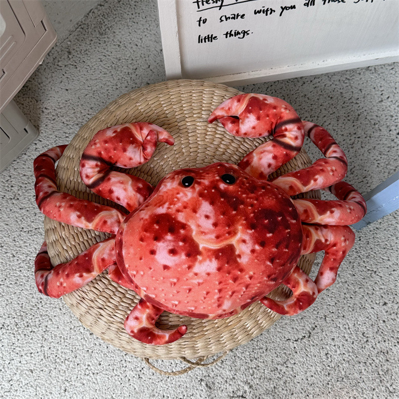 Peluche Crabe Royal Réaliste - Jouet Animal de Mer Doux en Peluche pour Enfants et Adultes - Décoration et Cadeau sur le Thème de l'Océan 11