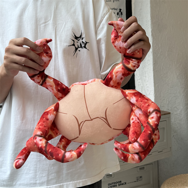 Peluche Crabe Royal Réaliste - Jouet Animal de Mer Doux en Peluche pour Enfants et Adultes - Décoration et Cadeau sur le Thème de l'Océan 14