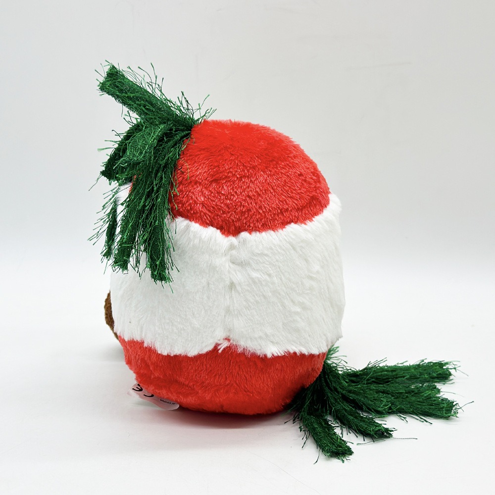 16cm Cute Radish Plush Toy - 16cm Red & White Smiling Plant Stuffed Animal, 107g Soft Doll for Gifts & Home Decor 14