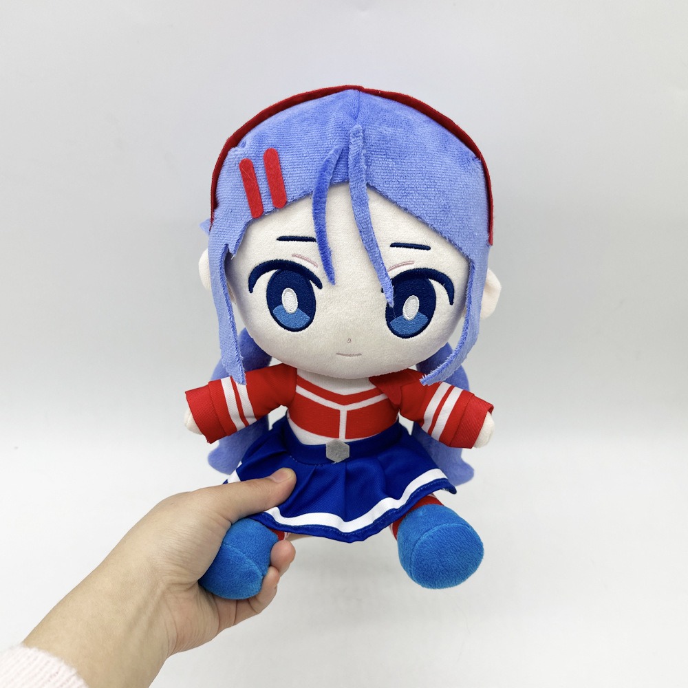Anime Girl Miside Doll Plush Toy - 25cm Blue-Haired Character Stuffed Doll, 194g Soft Plushie for Fans & Collectors 13