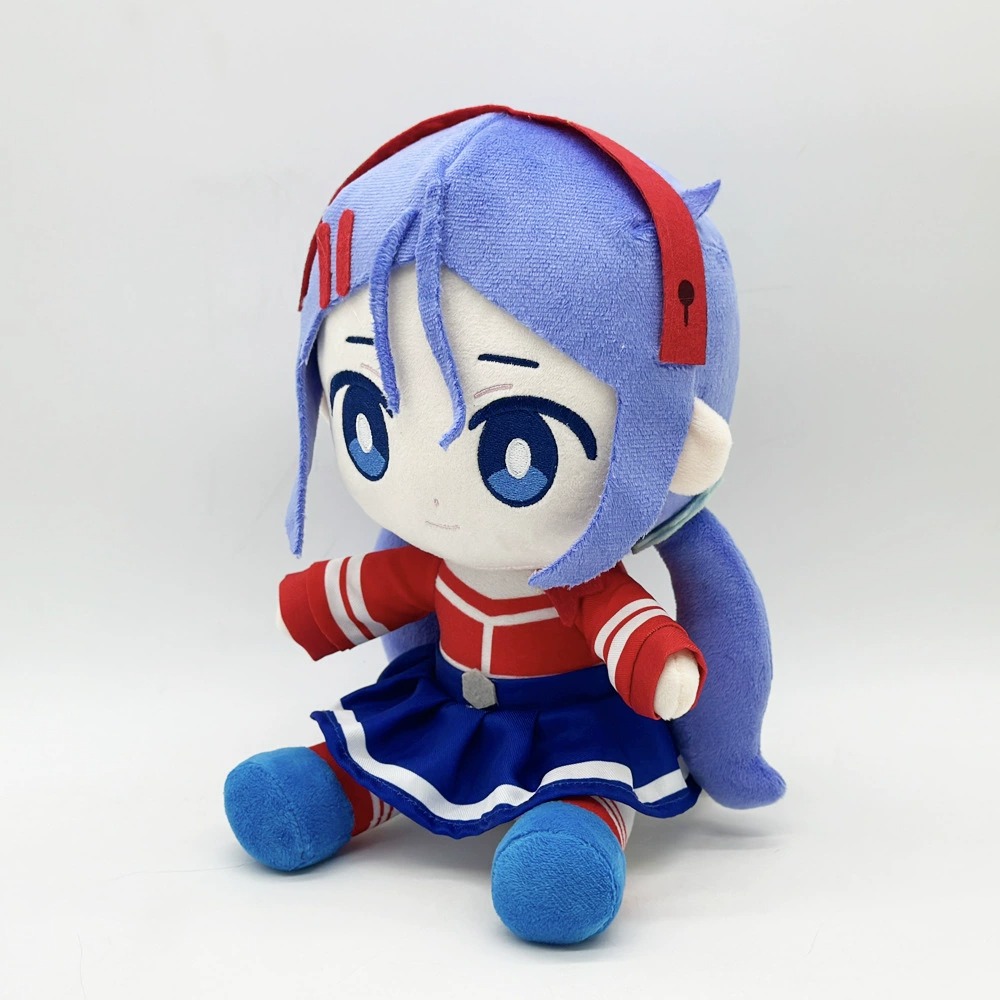 Anime Girl Miside Doll Plush Toy - 25cm Blue-Haired Character Stuffed Doll, 194g Soft Plushie for Fans & Collectors 16